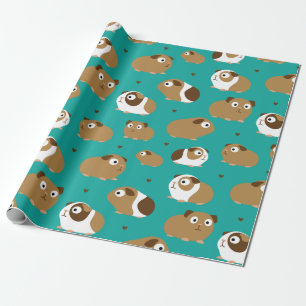 Umschlagpapier für niedliche Guinea Geschenkpapier