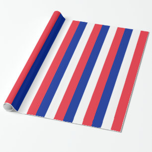 Umschlagpapier mit der Flagge Frankreichs Geschenkpapier