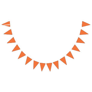 Umschlagpapier mit einem Muster in orangefarbenem, Wimpelkette