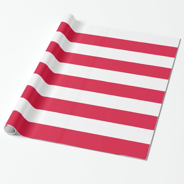 Umschlagpapier mit polnischer Flagge Geschenkpapier (Ungerollt)