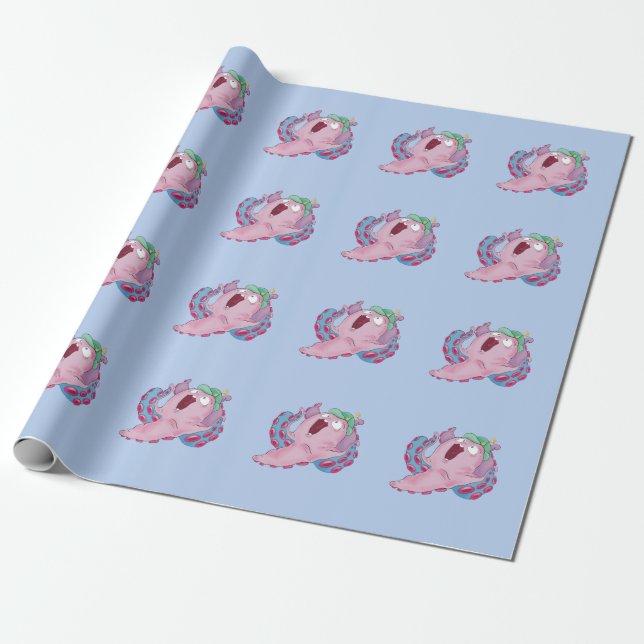 Umschlagpapier Octopus Ocean Theme - Bouy Barnacle Geschenkpapier (Ungerollt)
