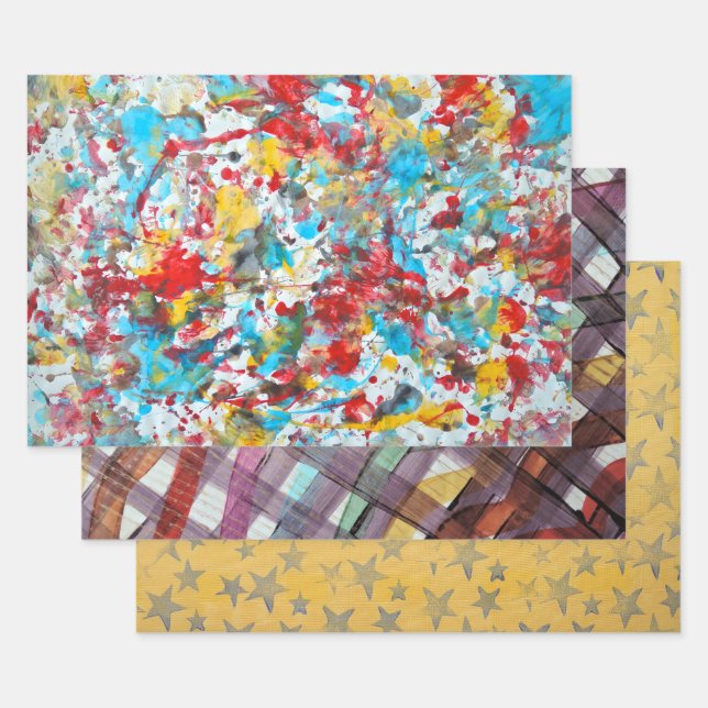 Umschlagpapier - Papierdesigns einfügen Geschenkpapier Set (Set)