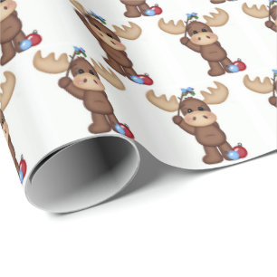 Umschlagpapier - unter dem Mistleton Geschenkpapier