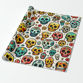 Umschlagpapier zu Halloween Geschenkpapier