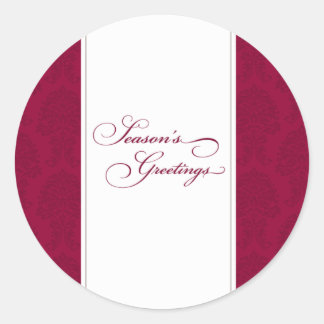 Umschlagsiegel Runder Aufkleber