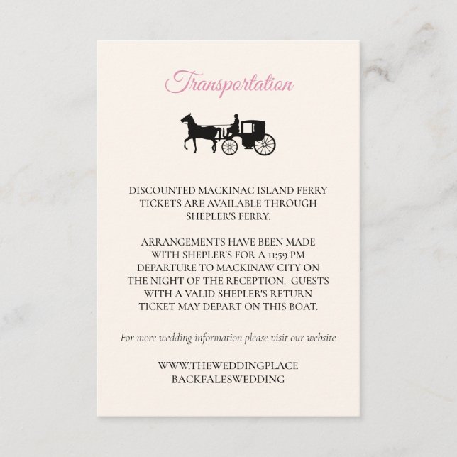 Umschließungskarte Begleitkarte (Vorderseite)