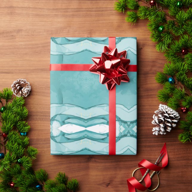 Umschließungskarte Geschenkpapier (Feiertagsgeschenk)