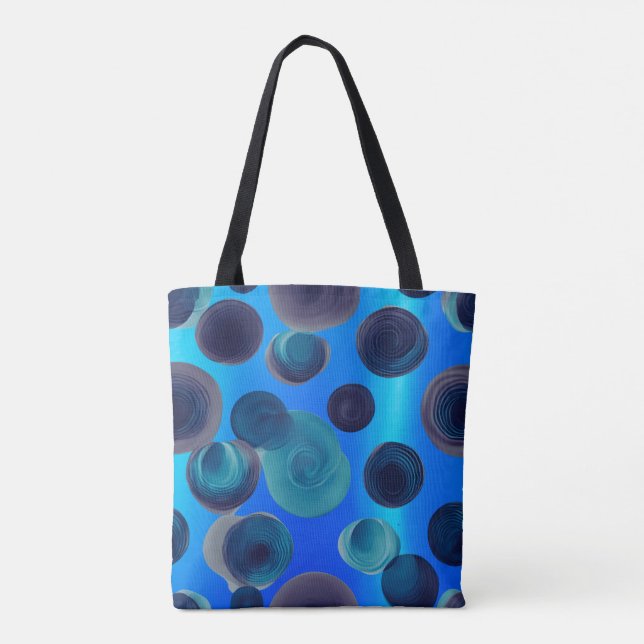 Umschwenken gegen metallische Hintergrundechic Tasche (Rückseite)