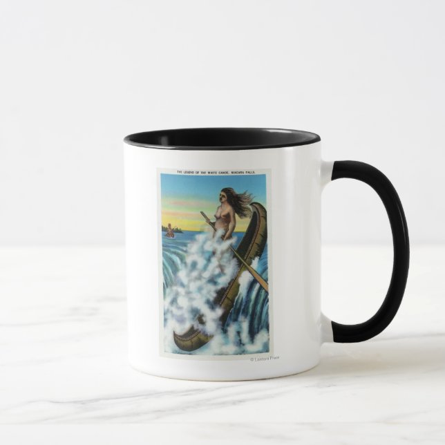 Umsetzung der Legende des weißen Kanues Tasse (Rechts)