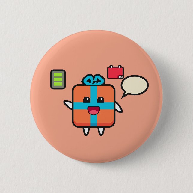 Umsichtige Personalisierte Geschenkideen 2025 Button (Vorderseite)