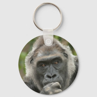 Umsichtiger Gorilla Schlüsselanhänger
