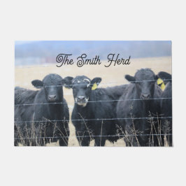 Umstehende Fußmatte