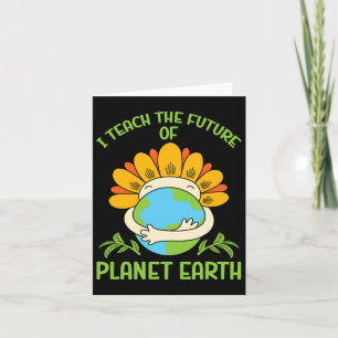Umwelt des Earth Day I lehre die Zukunft des Plans Karte