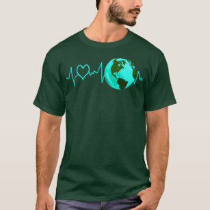 Umweltaktivist Herz Recycelnd Klima Cha T-Shirt