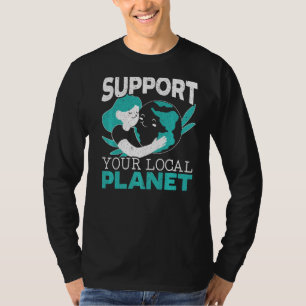 Umweltbewusste Natur Recycle Mutter Erde Da T-Shirt