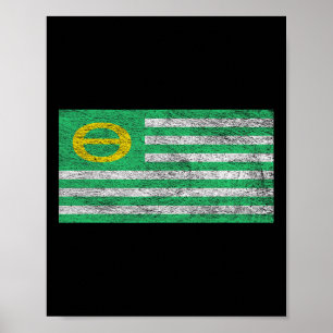 Umweltflagge - Erster Tag 1 Poster