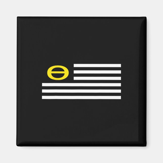 Umweltflagge - Tag der Erde Magnet (Vorne)