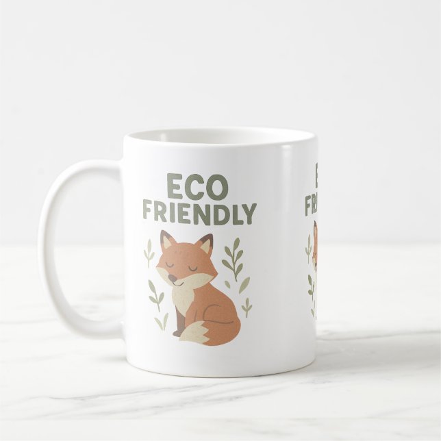 Umweltfreundlicher Fuchs Kaffeetasse (Links)