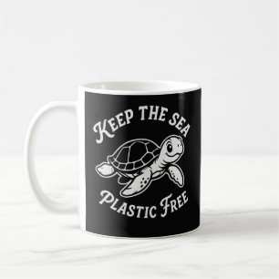 Umweltfreundlicher Ozeanliebhaber-Schildkröte Meer Kaffeetasse