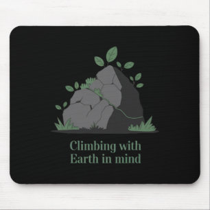 Umweltfreundliches Kletterdesign Mousepad