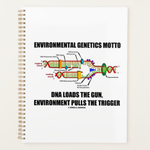 Umweltgenetik Motto-DNA lädt Umwelt ein Planer