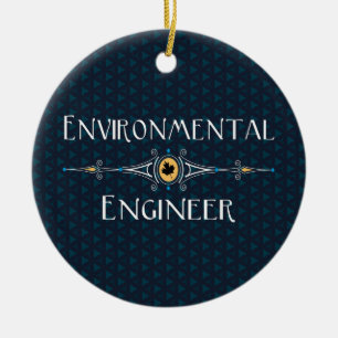 Umweltingenieur Dekorative Linie Keramik Ornament