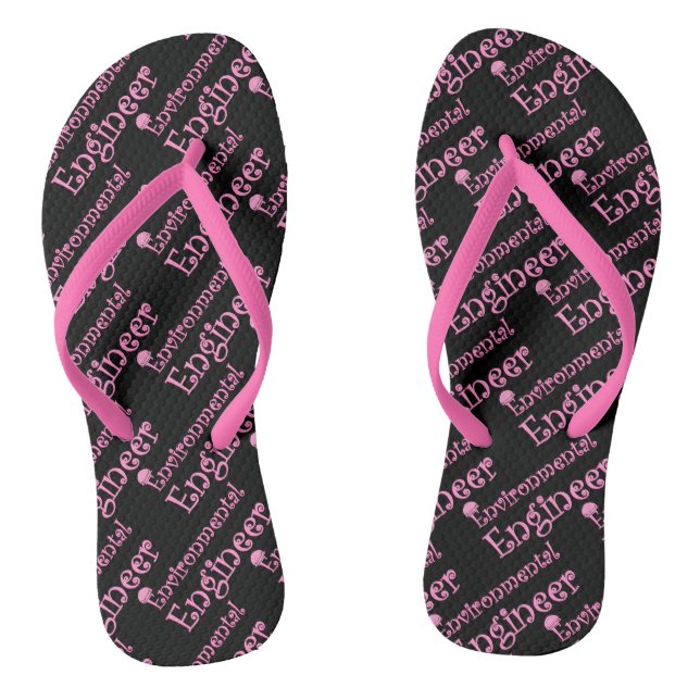 Umweltingenieur Pink Flip Flops (Fußbett)