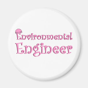 Umweltingenieur Pink Magnet