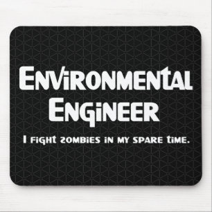 Umweltingenieur Zombie Fighter Mousepad