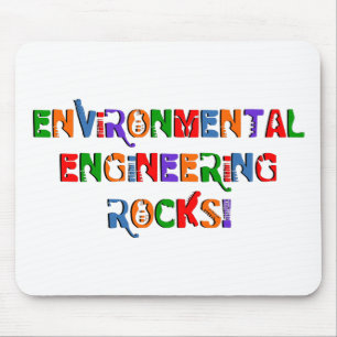 Umweltingenieurwesen Rockt Text Mousepad