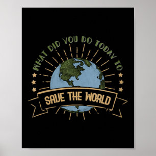 Umweltschutz für Frauen - Klimawandel Poster