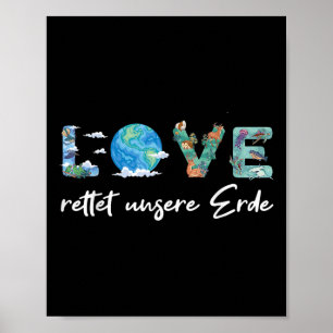 Umweltschutz Klimaschutz Tier Poster