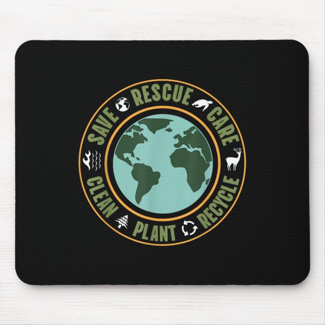 Umweltschutz, Naturschutz, Eis Mousepad (Vorne)