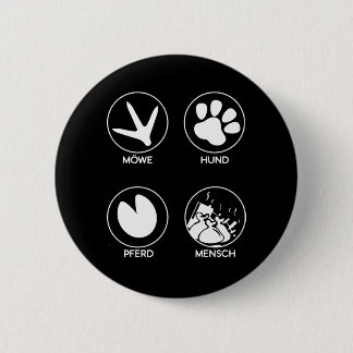 Umweltschutz Naturschutz Klimaschutz Hund Pferd Button
