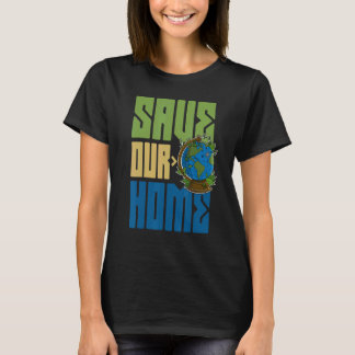 Umweltschutz Tiere Pflanze T-Shirt