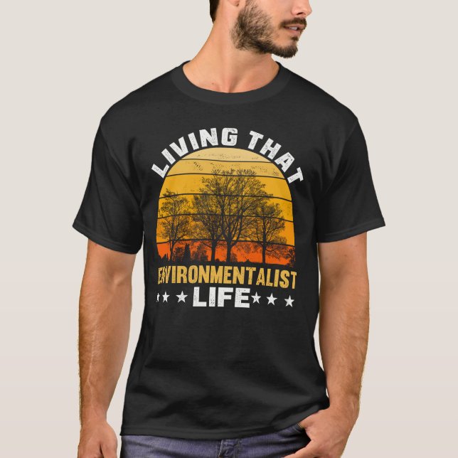Umweltschützer| Geschenk für Naturliebhaber T-Shirt (Vorderseite)