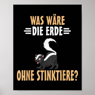 Umweltschutzkunks Poster