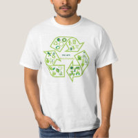 Umweltsmäßig umweltfreundlicher grüner T - Shirt