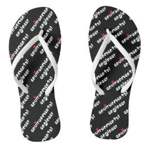 Umwelttechniker Herz Flip Flops