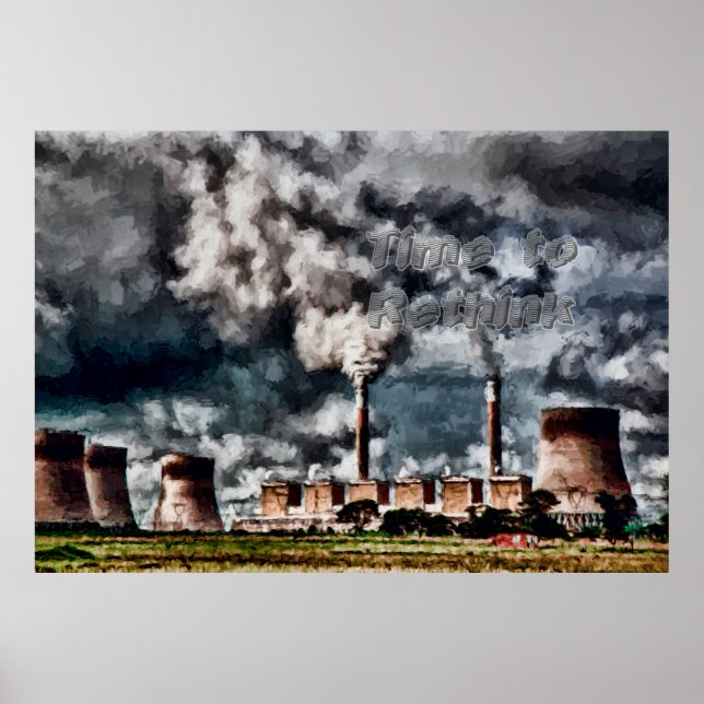 Umweltverschmutzung Poster (Vorne)