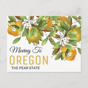 Umzug nach Oregon   Änderung der Anschrift Postkarte