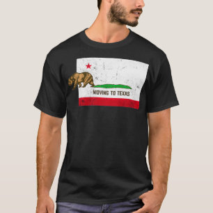 Umzug nach Texas Kalifornien zu verlassen, bedrüc T-Shirt