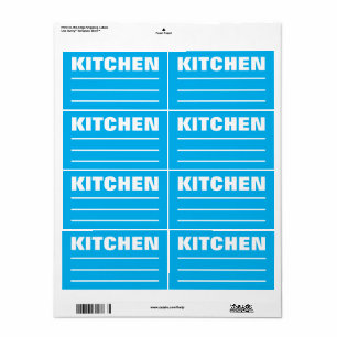 Umzug Verpackung Organisation Etiketten - Küche