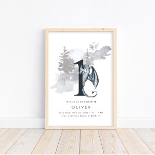 UN   Affiche de bienvenue d'anniversaire des Drago