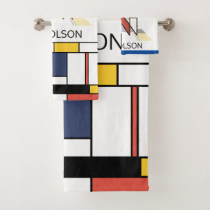 Un agréable néoplasticisme Art Monogramme. Lettre