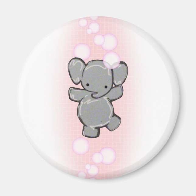 un aimant à éléphants très propre (Devant)