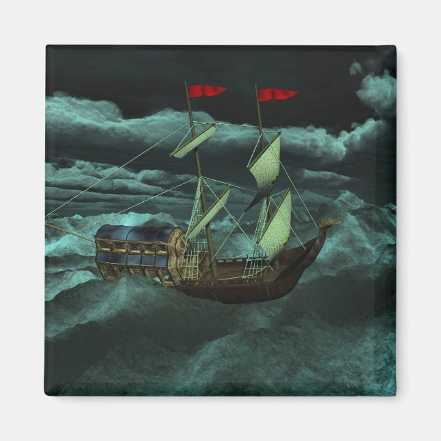 Un aimant marin sauvage et orageux (Devant)