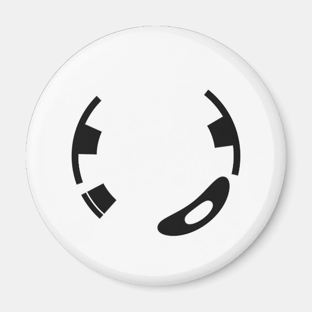 Un aimant rond pour lui (Devant)