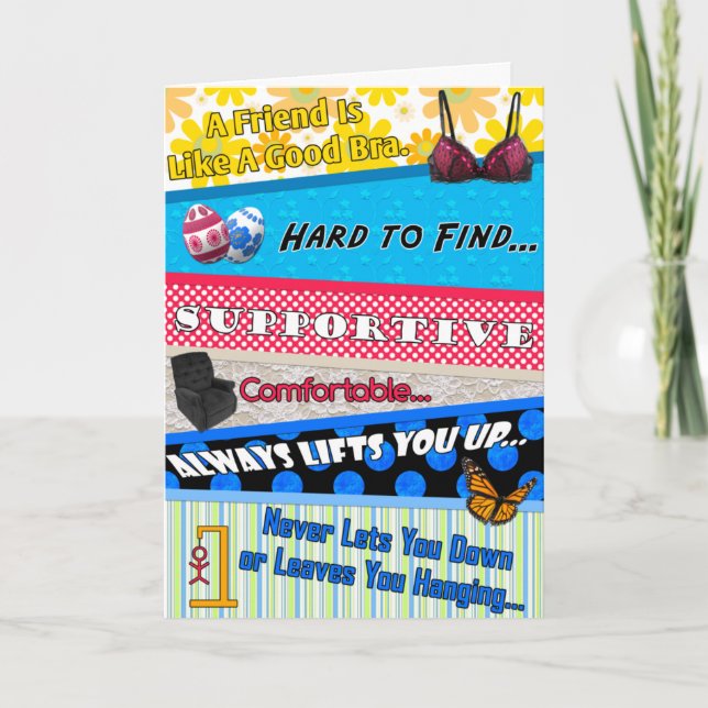 Un ami est comme une carte de voeux (Devant)