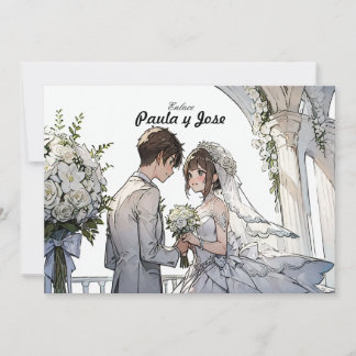 Un Amor Anime: Invitación Einladung